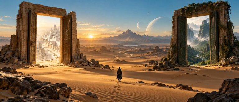 Illustration éditoriale du sujet : Warbreaker et Elantris : les portes d'entrée courtes du Cosmere