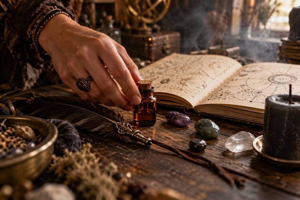 Illustration de détail sur le sujet : Générateur de noms de sorciers et de mages