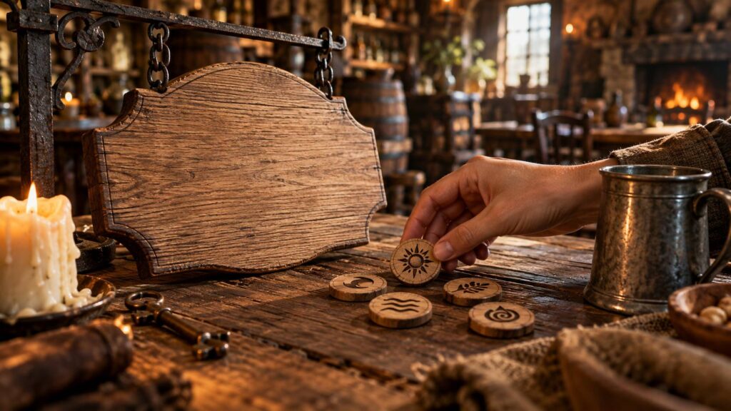 Illustration de détail sur le sujet : Générateur de noms de tavernes